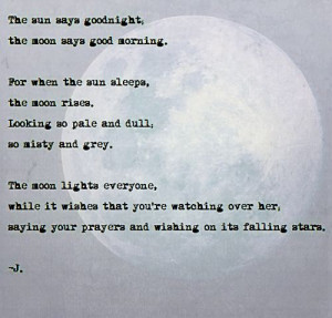 oh how I love the moon