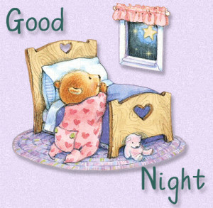 Good night and God bless