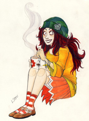 NACHOPARTY, Humanstuck Aradia. Very much alive Aradia with...