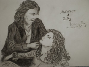 Heathcliff with Cathy by Carlow15