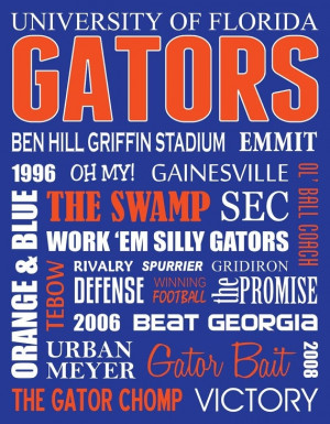 Go Gators! #SubwayArt