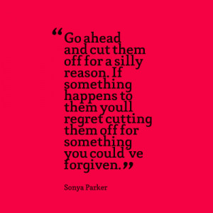 Cut Off Quotes