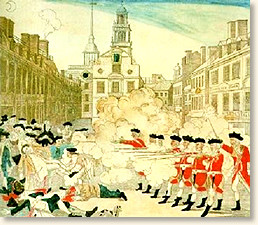 The Boston Massacre, 1770