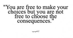 consequences quote