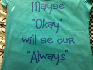 The Fault in Our Stars quote shirt 