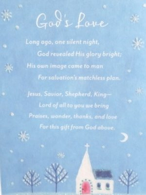Christian Christmas Cards God's Love Is Jesus Cards with Old Fashioned ...