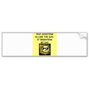Trap Shooting Bumper Stickers