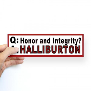 Honor And Integrity Bumper
