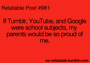 funny quote tumblr quotes google YouTube school high school relate ...