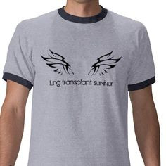 Men's Lung Transplant Survivor Ringer T-Shirt from http://www.zazzle ...