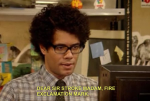 Some of the Best random Quotes from The IT Crowd first season