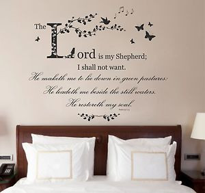... -23-Bible-Quote-Verse-Christian-Vinyl-Wall-Art-Sticker-Bedroom-Study