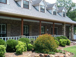 Front Porch With Brick