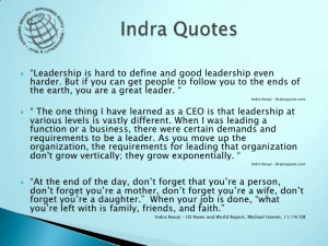 Indra Nooyi Quotes Indra quotes