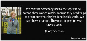 We can't let somebody rise to the top who will pardon these war ...