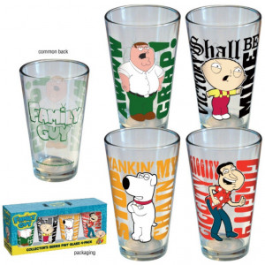 pack quotes style family guy pint 4 pack quotes style