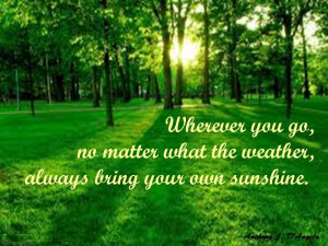 greenery always weather quotes