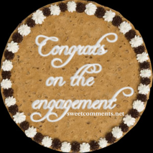 The Engagement Congrats Cookie Tumblr gif