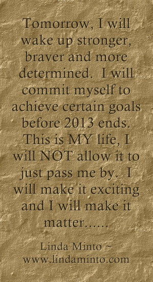 am determined.... x