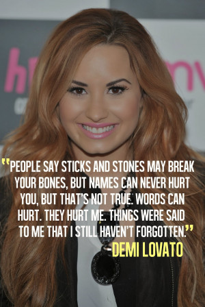 Related Pictures Demi Lovato Quotes About Bullying Car Pictures