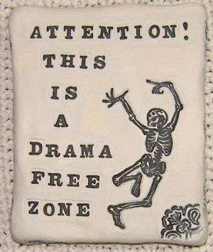 Sign, Paperclay Tile with Quote - 