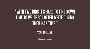 ... hard to find down time to write so I often write during their nap time