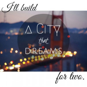Most popular tags for this image include: dreams for two, city, lights ...