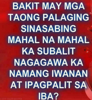 Mahal Quotes : Tagalog Love Quotes