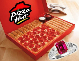 Que tal fazer um pedido de casamento comendo pizza? A Pizza Hut acha ...
