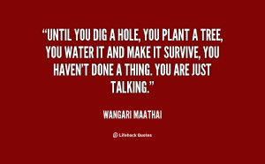 Hole Digging Quotes