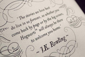 Beautifully said by J.K. Rowling