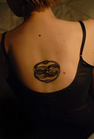 the neverending story oroboros emblem tattoo
