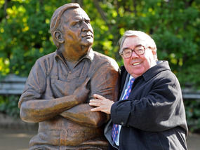 My picture of the week Ronnie Corbett sits alongside Ronnie Barker