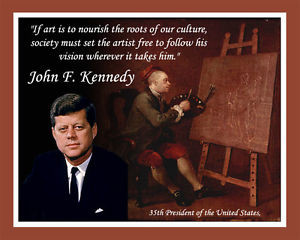PRESIDENT-JOHN-F-KENNEDY-6-LAMINATED-PRINTS-WITH-HIS-QUOTATIONS