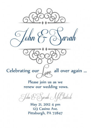 Source: http://www.etsy.com/listing/104033768/vow-renewal-invitation ...