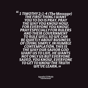 want you to do is pray pray the way you know how, for everyone you ...