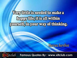 You Are Currently Browsing 15 Most Famous Quotes By Marcus Aurelius