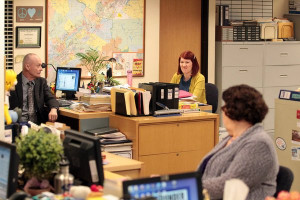 Still of Creed Bratton and Kate Flannery in The Office