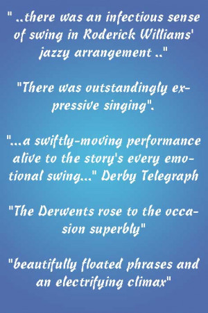 Welcome to the Derwent Singers' Web Site