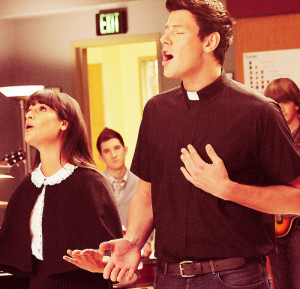 cory monteith, finn hudson, glee, lea michele, rachel berry