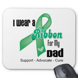 Dad - Liver Cancer Ribbon Mouse Pad