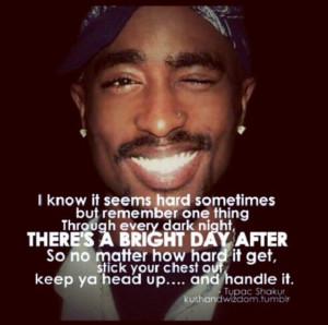 Exactly. Love Tupac one of the greatest ever.