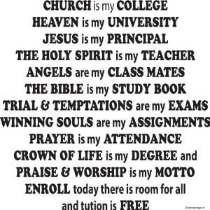 Church Quotes College quotes