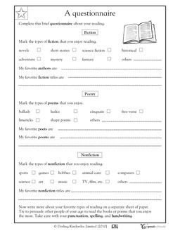 5th grade worksheets