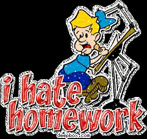 Hate Homework Myspace Comment