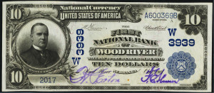 1875 Five Dollar Bill National Currency Value and Information