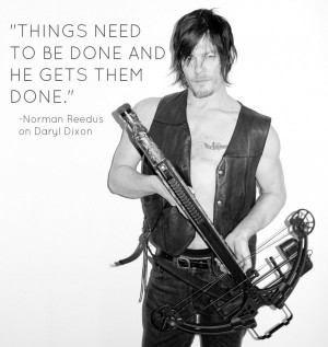 exclusive interview, Norman Reedus, star of AMC’s The Walking Dead ...