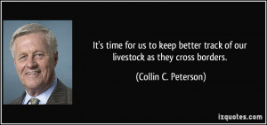 More Collin C Peterson Quotes