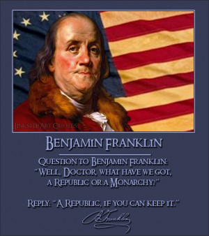 attributed to Benjamin Franklin—at the close of the Constitutional ...