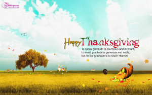 Thanksgiving Quotes with Greeting Cards and Wallpapers